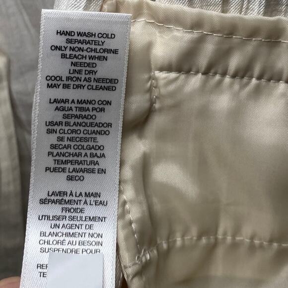 Chico's - Cream Textured Half Sleeve Jacket - Size 0 - Picture 14 of 15